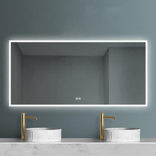 LED Bathroom Mirror with Lights 84 x 40 inch,