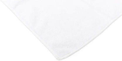 The Rag Company Microfiber Spa and Yoga Towel - Soft and Absorbent Towel for Gym, Spa, Exercise, Hotel, and Resort Use - Dries Fast - 16x27 inches, White, 6-Pack