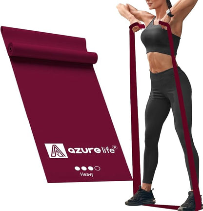 Professional 8 Yards Bulk Resistance Bands Rolls or 5,6,7 ft. Long Non-Latex Elastic Exercise Bands, Stretch Bands for PT, Yoga, Pilates, Rehab, at-Home or The Gym Workouts