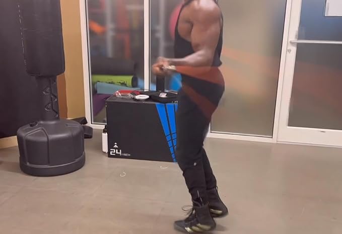 Weighted Jump Rope for Men Women -Interchangeable 1/5lb 1/4lb 1/2lb Heavy jump ropes - 360 Degree Spin - Length Adjustable,Ergonomics Leather Grip Skipping Rope for Fitness Weight Loss & More