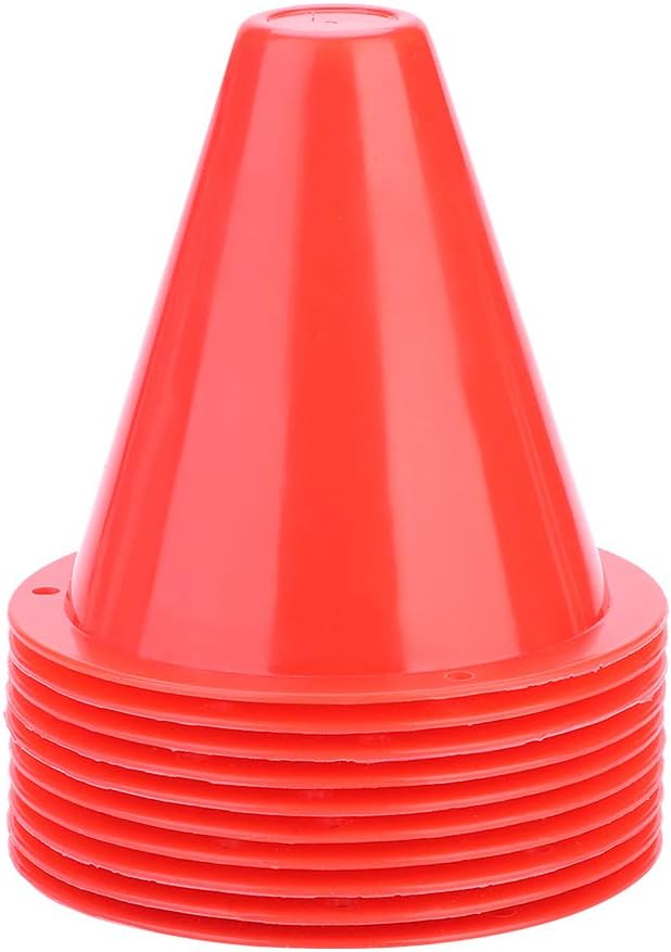 10Pcs Soccer Training Cones