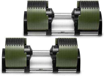 SMRTFT NUOBELL Adjustable Dumbbells | The Original All-in-One NUOBELL Adjustable Dumbbell Set | Feel Real Like Traditional Dumbbells | Highly Durable | Best 2 Year Warranty