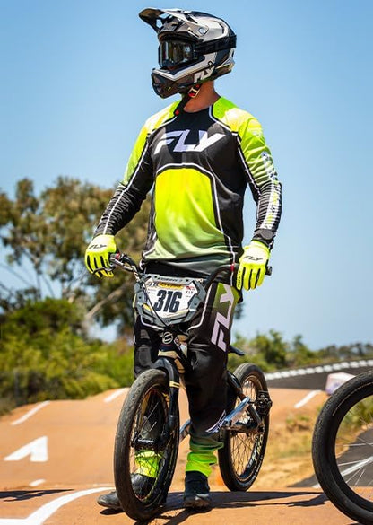 Fly Racing Rayce Full-Face Mountain Bike/BMX Helmet – ASTM F1952 DH Certified, CPSC 1203, CE EN1078, Poly-Alloy Shell, TFV Ventilation, Removable Liner