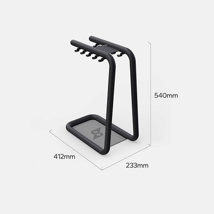 Gym Accessories Organizer, Home Gym Accessories Hanger, 10 Metal Hooks Heavy-Duty Gym Accessory Storage for Home Exercise and Fitness Gear
