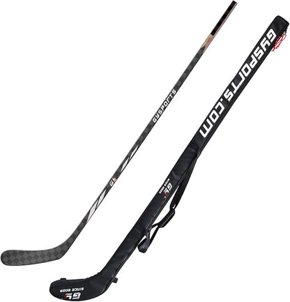 GY Ice Hockey Stick Senior Professional 100% Carbon Fibre Hockey Stick Adult 66"" Length, Shaft Woven UD 24K / Fle 75