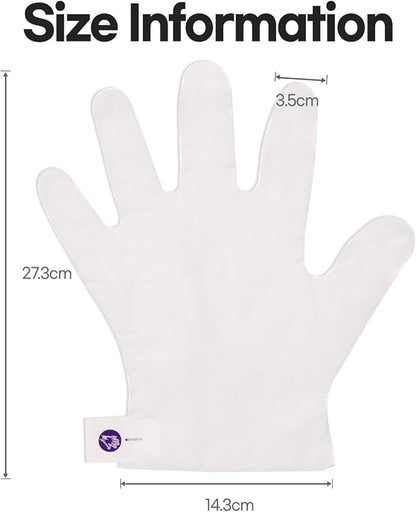 Epielle Moisturizing Hand Masks 6 Pairs, Deep Moisturizing Gloves for Dry, Cracked Hands, Relieve and Soften with Sunflower Seed Oil & Avocado Oil, Korean Skin Care, Spa Set, Self Care Gifts for Women