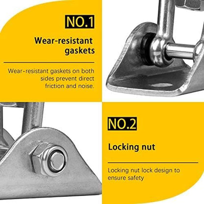 Heavy Duty Swing Hangers for Wooden Sets 2000 LB Capacity Hammock Hanger 360 Swivel Stainless Steel Swing Hardware Accessories 2 Packs for Porch Playground Yoga Heavy Bag