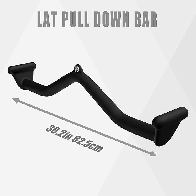 Lat Pulldown Bar - T Bar Row & Tricep Attachment for Home Gym Exercise