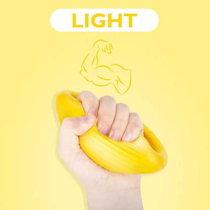 FitBeast Hand Exercise Balls - 3 Resistance Levels Stress Balls for Adults, Squeeze Balls for Hand Therapy, Rehabilitation, Arthritis, Muscle Building