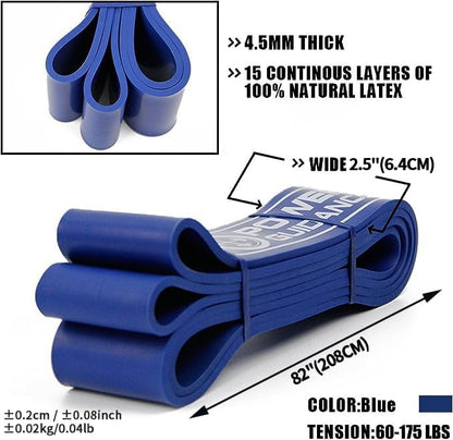 POWER GUIDANCE Pull Up Assist Bands - Stretch Resistance Band - Mobility Band - Powerlifting Bands - by Perfect for Body Stretching, Powerlifting, Resistance Training