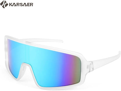 Karsaer Vision Sports Sunglasses Cycling Glasses Baseball Softball Sunglasses Unisex for Adult Youth Kids Boys Girls 8-16