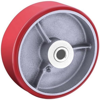 Heavy Duty Casters Wheels 4"5"6"8"DiameterX2"Width Industrial Caster Wheels Polyurethane Wheel with Capacity 800-1,500 lbs/pcs Used in,Trail Jack,Tool Box