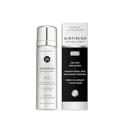 Jerome Alexander MagicMinerals AirFinish Setting Spray, Long-lasting Finishing Spray, Weightless-feel, Flawless, Matte Coverage