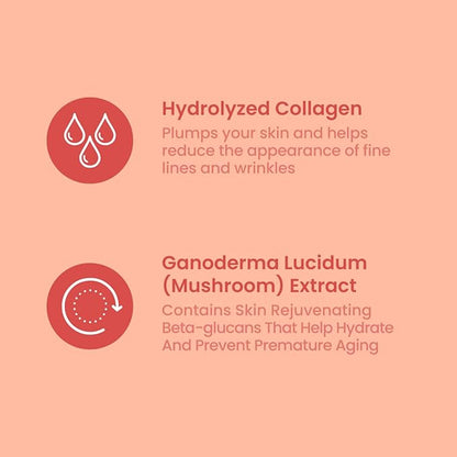 FACETORY K Beauty Face Mask Skin Care - ACE THAT FACE FIRMING COLLAGEN Sheet Mask with Collagen & Mushroom Extract | Collagen Face Mask Plumping Glowing Skin (5 Pack)