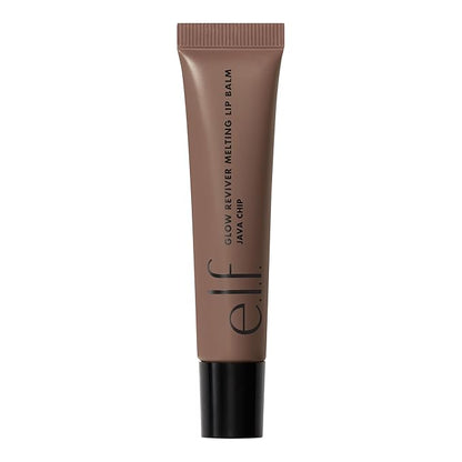 e.l.f. Glow Reviver Melting Lip Balm, Hydrating Tinted Lip Balm For A Glossy Finish & Soft, Supple Lips, Vegan & Cruelty-Free, Java Chip