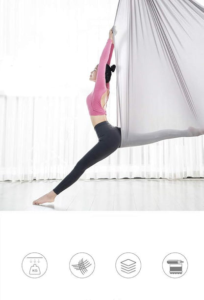 Aerial Silk Yoga Hammock & Swing for yoga Inversion