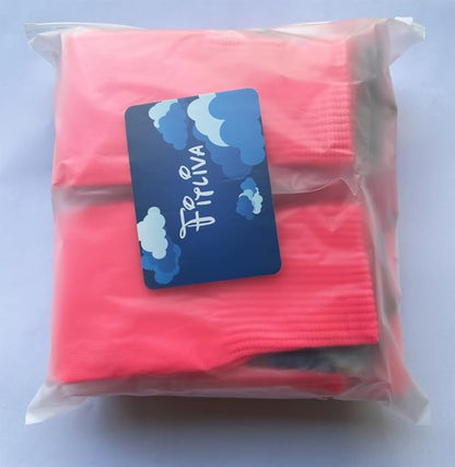 Fitliva Knee High Long Sports Socks Unisex Multicolor 3/6/12 Pairs