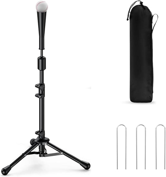2025 New Upgrade Portable Batting Tee for Baseball/Softball,23.23 to 40.16 Inch Baseball Tee for Kids,Batting Tee,Softball Tee,Youth Hitting Tee,Teeball Tee,Travel Tee,Easy Adjustable Height
