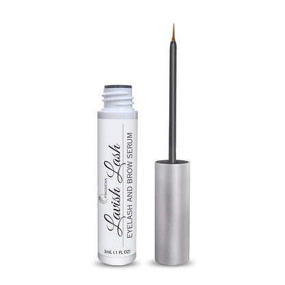 Hairgenics Lavish Lash – Eyelash Growth Enhancer & Brow Serum with Biotin & Natural Growth Peptides for Long, Thick Lashes and Eyebrows! Dermatologist Certified, Cruelty Free & Hypoallergenic.