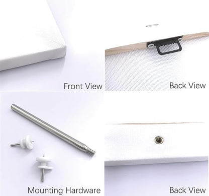 Inspirational Wall Art, Home Gym Decor, Motivational Gym Workout Room Decor, No Excuses Never Give Up, Workout Posters Art Painting Print for Home Gym Exercise Fitness Room Office, 11x14 inch