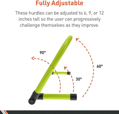 Body Sport Adjustable Athletic Speed Training Hurdles 5