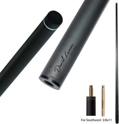 29.13" /Radial Wavy 3/8-10 3/8-11 3/8-14 Uni-Loc 5/16-18 Carbon Pool Cue Single Shaft, Low Deflection Technology, Ultra-Smooth, pro Taper, Easy to Control
