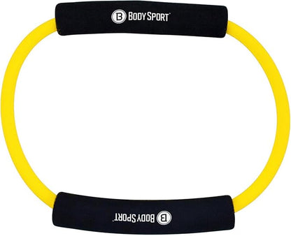 Body Sport Loop Tubing , Resistance Band with Foam Pad Handles for Strength Training and Rehabilitation