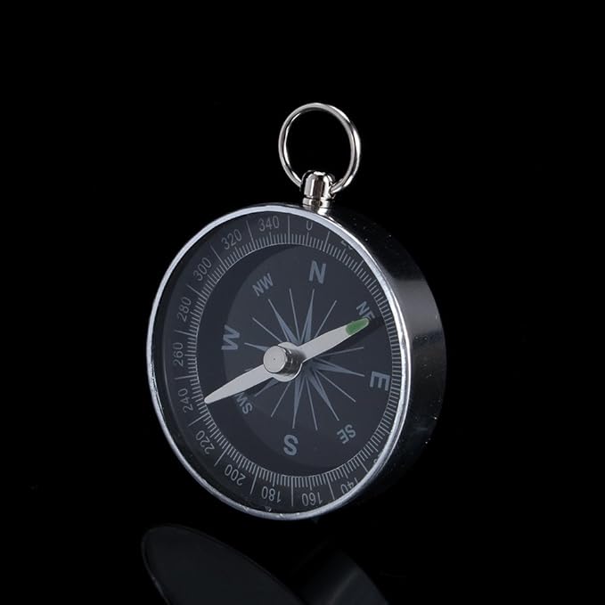 10pcs Compass Aluminum Edge Pocket Size Waterproof Compass