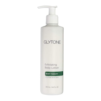 Glytone Exfoliating Body Lotion for Dry Skin, 17.5% PFAV Glycolic Acid Moisturizing Lotion, Reduce Keratosis Pilaris Bump, Fragrance Free Body Exfoliant, Revitalizing skin moisturizer, 8.4 Fl.Oz