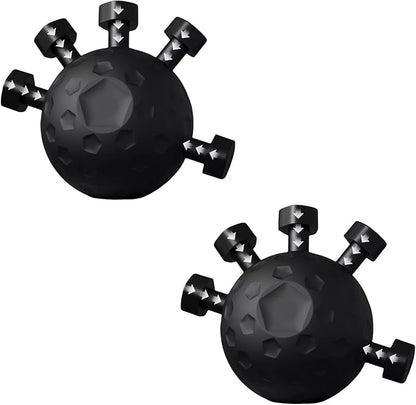 Glitzgrip Arm Builder 2025 New Hand Forearm Ball Strengthener and Finger Grip Exerciser Balls Wrist Strengthening Guitar Finger Gripper Strength Trainer Hand Squeezer Stretcher Extender Workout