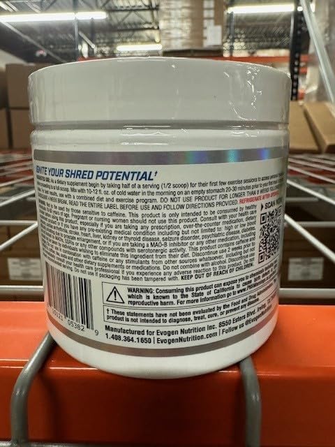 Evogen Evoburn - Thermogenic Fat Burner for Men & Women | Energy, Focus, & Appetite Control | Advanced Metabolism Booster Fat Burner Formula with MitoBurn & Caffeine | Orange Sunrise | 30 Servings