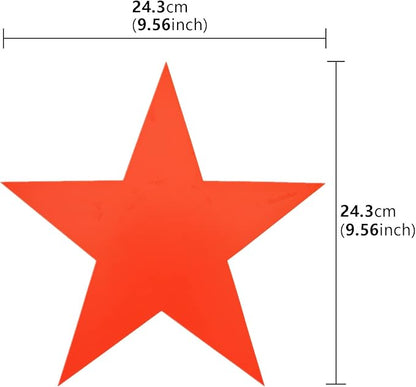 12pcs Colorful Star Arrow Spot Marker Non-Slip Directional