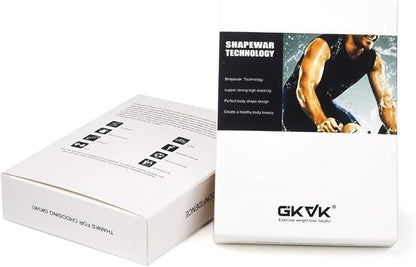 GKVK Mens Slimming Body Shaper Vest Shirt Abs Abdomen Slim