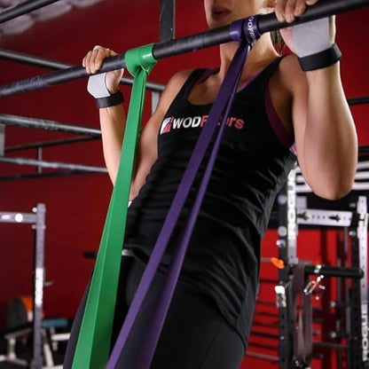 WODFitters Pull Up Assistance Band for Stretching, Mobility Workouts, Warm Up, Recovery, Powerlifting, Home Fitness and Exercise…