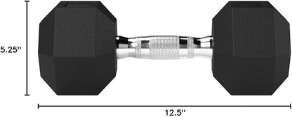 Amazon Basics Rubber Hex Dumbbell Hand Weight