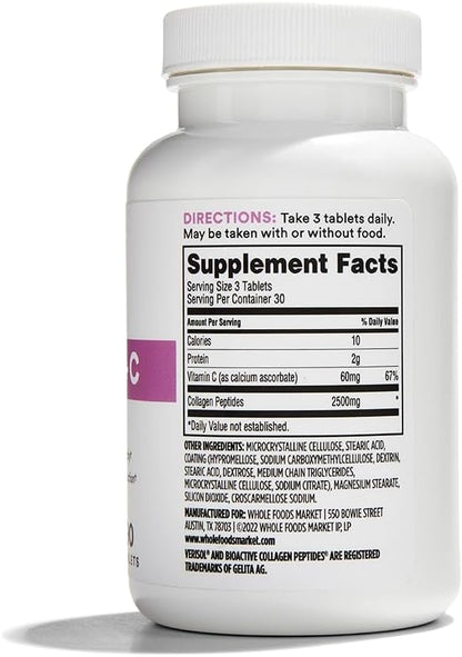 365 by Whole Foods Market, Collagen Verisol 2500Mg, 90 Count