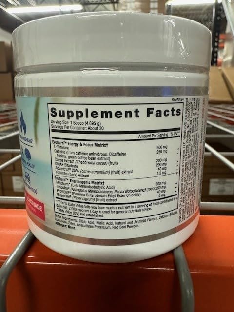 Evogen Evoburn - Thermogenic Fat Burner for Men & Women | Energy, Focus & Appetite Control | Advanced Metabolism Booster Fat Burner Formula with MitoBurn & Caffeine | Strawberry Lemonade | 30 Servings