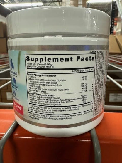 Evogen Evoburn - Thermogenic Fat Burner for Men & Women | Energy, Focus & Appetite Control | Advanced Metabolism Booster Fat Burner Formula with MitoBurn & Caffeine | Strawberry Lemonade | 30 Servings