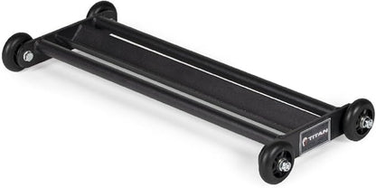 Titan Fitness Glute Hamstring Ab Glider, Leg and Ab Roller for Home Gym Fitness, Lower Body Workout Equipment