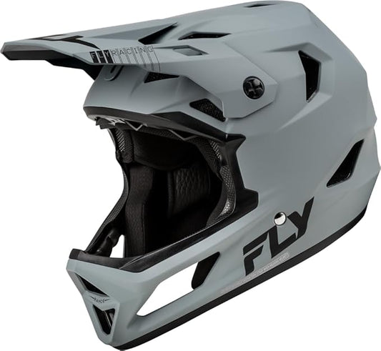 Fly Racing Rayce Full-Face Mountain Bike/BMX Helmet – ASTM F1952 DH Certified, CPSC 1203, CE EN1078, Poly-Alloy Shell, TFV Ventilation, Removable Liner