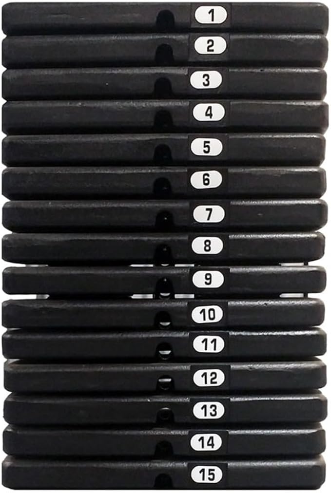 Body-Solid Tools (SP150)150 lb. Selectorized Weight Stack, Only Compatible with Body-Solid Selectorized Weight Stacks