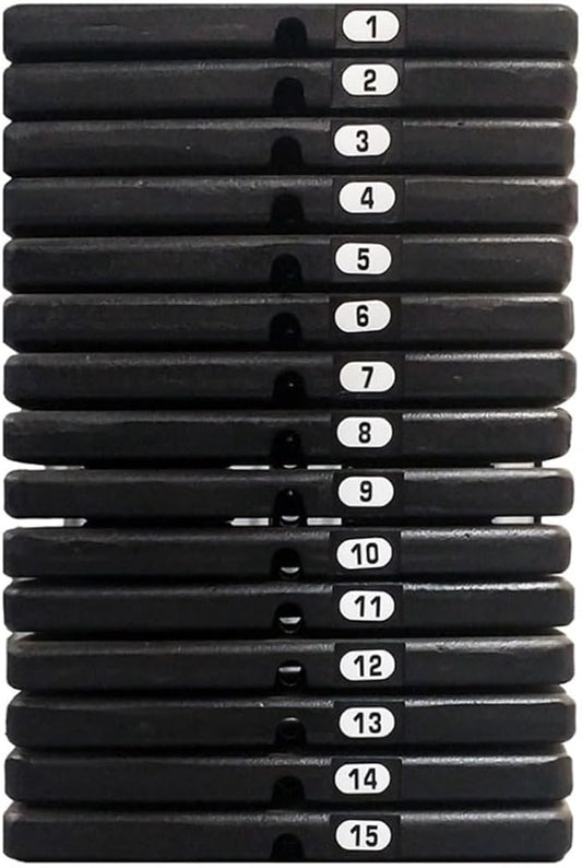 Body-Solid Tools (SP150)150 lb. Selectorized Weight Stack, Only Compatible with Body-Solid Selectorized Weight Stacks