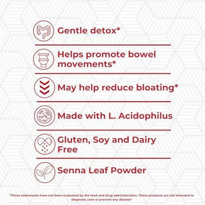 Health Plus Super Colon Cleanse 30 Day Supply of Gentle Gut Cleanse Detox, Psyllium Husk, Probiotics for Constipation Relief & Digestive Support, 120 Capsules