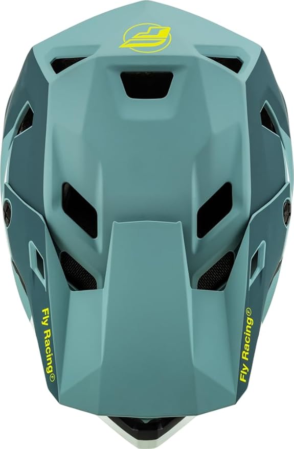 Fly Racing Rayce Full-Face Mountain Bike/BMX Helmet – ASTM F1952 DH Certified, CPSC 1203, CE EN1078, Poly-Alloy Shell, TFV Ventilation, Removable Liner