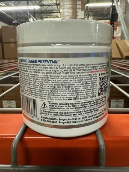 Evogen Evoburn - Thermogenic Fat Burner for Men & Women | Energy, Focus & Appetite Control | Advanced Metabolism Booster Fat Burner Formula with MitoBurn & Caffeine | Strawberry Lemonade | 30 Servings