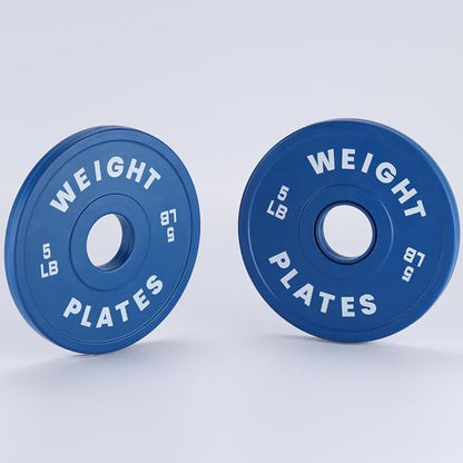 2 in Change Plates 1.25LB Pairs 2.5LB Pairs 5LB Pairs 10LB Pairs 17.5 LB 37.5 LB Set Fractional Weight Plates Set,Bumper plates for Gym Home,Rubber Coating & Steel