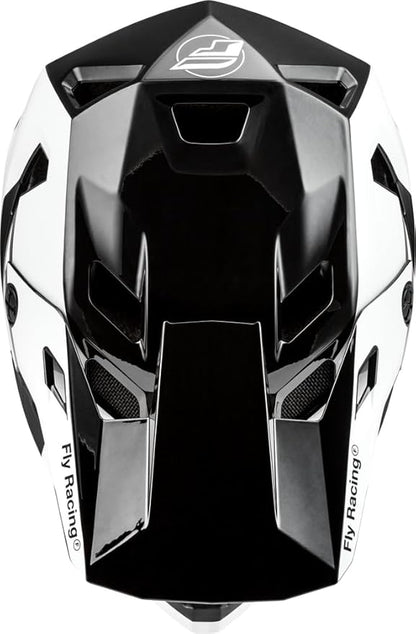 Fly Racing Rayce Full-Face Mountain Bike/BMX Helmet – ASTM F1952 DH Certified, CPSC 1203, CE EN1078, Poly-Alloy Shell, TFV Ventilation, Removable Liner