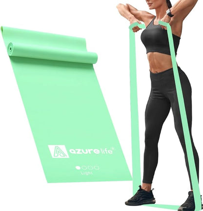 Professional 8 Yards Bulk Resistance Bands Rolls or 5,6,7 ft. Long Non-Latex Elastic Exercise Bands, Stretch Bands for PT, Yoga, Pilates, Rehab, at-Home or The Gym Workouts