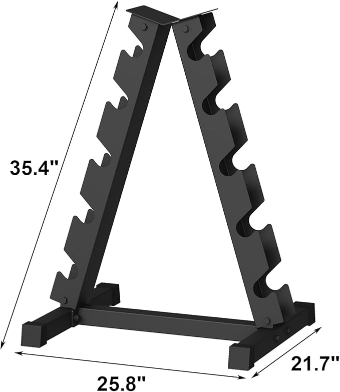 Premium Rubber Coated Hex Dumbbell Weight Set with Rack, Multiple Packages,210LB/350LB/450LB/550LB Set for Home Gym, Hand Weights for Muscle Toning, Strength Building & Full Body Workout