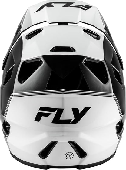 Fly Racing Rayce Full-Face Mountain Bike/BMX Helmet – ASTM F1952 DH Certified, CPSC 1203, CE EN1078, Poly-Alloy Shell, TFV Ventilation, Removable Liner